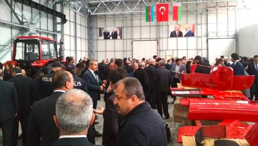 Gəncə Avtomobil Zavodunun Türkiyədə inşa etdiyi “Belarus” markalı traktor istehsalı zavodu istifadəyə verilib - FOTO