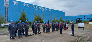 Gəncə avtomobil zavodundə İB-də nümunəvi mülki müdafiə məşqi keçirildi.